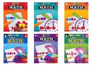 Bộ sách Toán tiếng Anh 180 Days of Math FULL