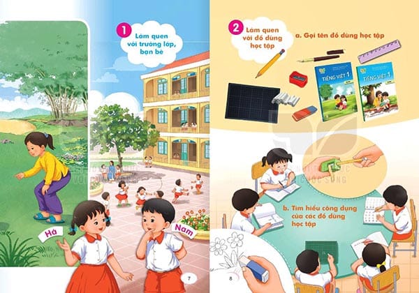 Font chữ sách giáo khoa lớp 1 là font gì