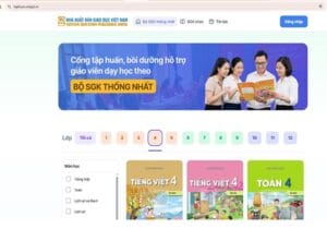 Hướng dẫn truy cập sách giáo khoa điện tử miễn phí